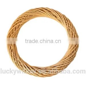 Wholesale Large Hanging Wicker Wreath Ring thumbnail-1