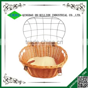 Cheap Willow Bike Basket for Dog thumbnail-3