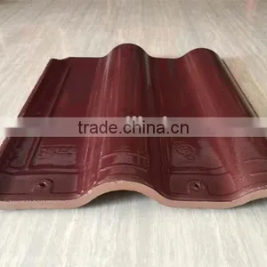 Hot Sale Double Bent Interlocking Roofing Tiles, Grey Clay Roof Tiles for Sale thumbnail-4