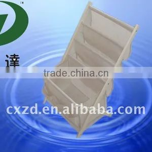 Wooden Magazine Holder,cloth Folding Magazine Stand,wood Magazine Rack thumbnail-1