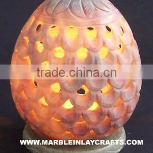 Marble Candle Stand, Stone Candle Stands, Soapstone Candle Stand thumbnail-1