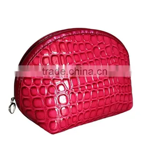Leather Cosmetic Bag Pouch Clutch Makeup Bag Travel thumbnail-1