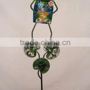 YS88316 Unique Designing Metal Frog Garden Stick Made in Xiamen With Size 7.25*2.25*45.25" thumbnail-1