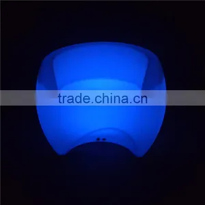 Coffee Shop Furniture Rechargeable Battery Operated Party LED Chairs With Remote Control for Sale thumbnail-1