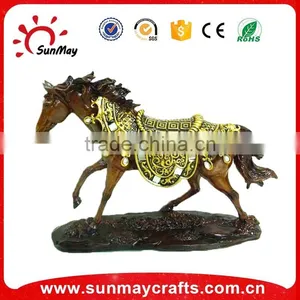 Elegant Souvenir Collectible Popular Custom Super Quality Resin Horse Statues thumbnail-1