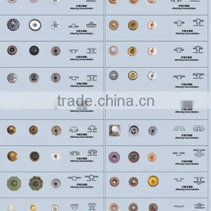 KMJ-2129 High Quality Classical Design Jeans Rivets for Clothes thumbnail-1