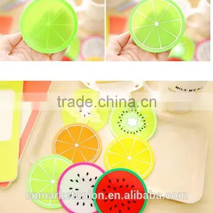 2017 New Hot Fruit Silicone Cup Mat With Good Quality so Cute and Cheap thumbnail-3
