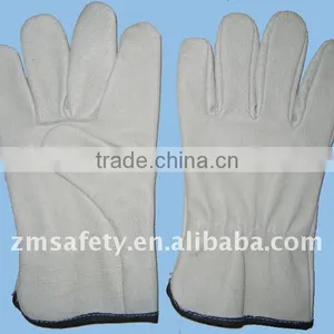 Cow Grain Leather Driver Gloves With Wing Thumb ZM43-H thumbnail-1