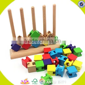Wholesale Interesting Wooden Building Blocks Toy Special Kids Wooden Building Blocks Toy Colorful Building Blocks Toy W13D097 thumbnail-3