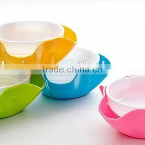 Household Multifunction 2 in 1 Plastic Food Tray / Dry Fruit Tray thumbnail-5
