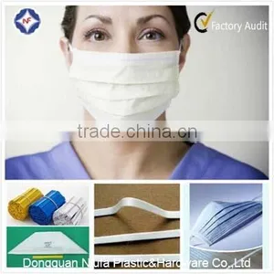 High Quality Medical Face Mask Used PE Full Plastic Nose Wire thumbnail-1
