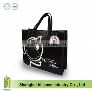 CMYK Full Color Cute Bear Printing Laminated PP Woven Shopping Bag thumbnail-1