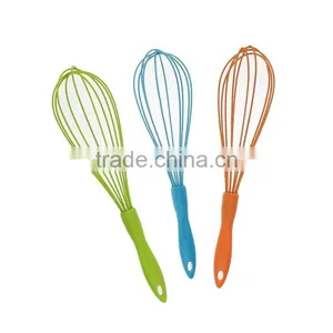 Heat Resistant Non-stick Silicone Egg Coated Whisk thumbnail-1