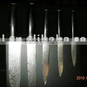 Damascus Knife Set thumbnail-1