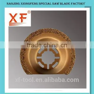 Rasp Quick Release Triangular Carbide Grout Remover Oscillating Multitool Saw Blade thumbnail-5