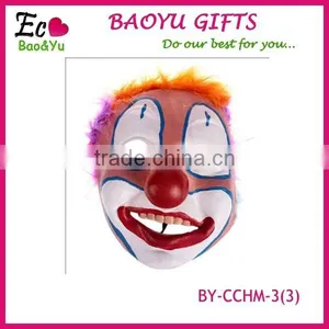 Clown Latex Mask ,Wholesale Hallween Party Latex Mask Funny Clown Mask With Wig thumbnail-5