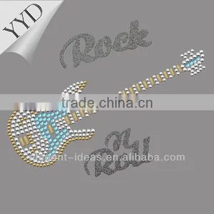 ROCK Transfer Motif With Foil and Studs T-shirt Heat Transfer thumbnail-1