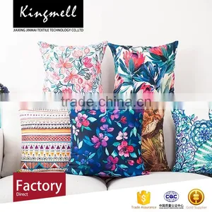 Customized Digital Printed Outdoor Cushion Fashion Floral Cushion thumbnail-1