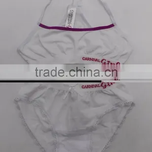 High Quality Children Bra Set Seamless Kids Fashion Bra and Panty Set thumbnail-5
