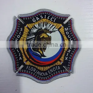 China Direct Factory Wholesale Fashion Woven Patch, Woven Badge thumbnail-3