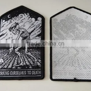 High Quality Custom Clothing Garment Manufactures Woven Label thumbnail-1