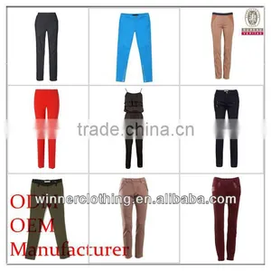 2015 Long Style Good Quality Cheapest Ladies' Different Kinds of Fancy Trousers thumbnail-1