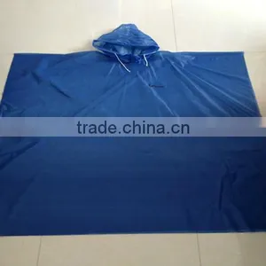 Adult 100% PEVA Rain Poncho With Customer's Logo thumbnail-2