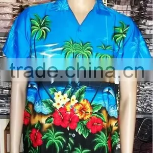 Palma de Mallorca Mens Aloha Hawaiian Shirts thumbnail-4
