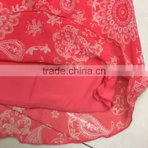 Ladies Cheap Stocklots Printed Short Skirt thumbnail-2