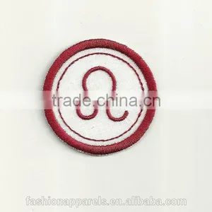 Custom High Quality Embroidered Zodiac Patch for Clothes Embroidery Patch Made in China Choose Size/color thumbnail-2