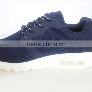 Deep Blue Upper Oem White Outsole Air Cushion Shoes Running Men thumbnail-3