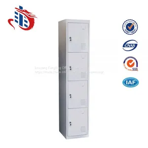 4 Door Workers Clothes Storage Cabinets Metal Locker Box thumbnail-1
