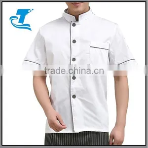 2016 Summer Unisex Short Sleeve Chef Uniform thumbnail-1
