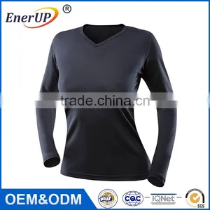 Gym Apparel Thermal Wicking Sport Wear Antibacterial Running Fitness Dri Fit Long Sleeve Shirts Wholesale thumbnail-2