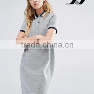Girl's Polo Dress in Casual Preppy Style thumbnail-1