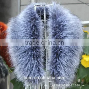 2016 Top Fashion Solid New Winter Scarf Women Fox Fur Collar Fox Raccoon Caps Article Fake Warm Scarves Shawls thumbnail-2