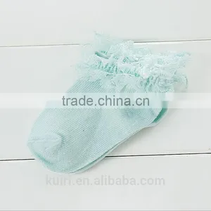 Summer Baby Girls Kids Toddler White Pink Cotton Lace Ruffle Princess Mesh Socks Children Breathable Short Ankle Sock thumbnail-5