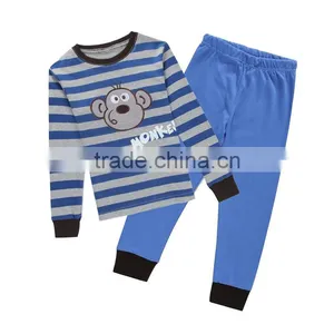 S15533A 2017 Latest New Striped Kids Pajamas Baby Cute Pajamas thumbnail-1