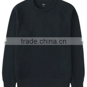 Plain Heather Color Crew Neck Pullover Sweatshirt thumbnail-2