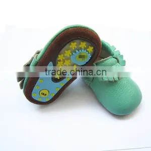 Wholesale Baby Outdoor Walking Shoes Kids Hard Sole Moccasin Shoes thumbnail-2