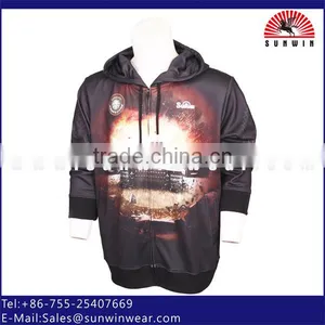 Wholesale Design 2017 Cheap Dye Sublimation Hoodies thumbnail-5