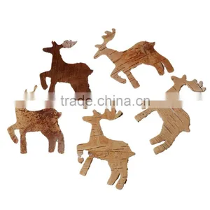 Cheap Wholesale Natural Birch Bark Christmas Reindeer Birch Bark thumbnail-3