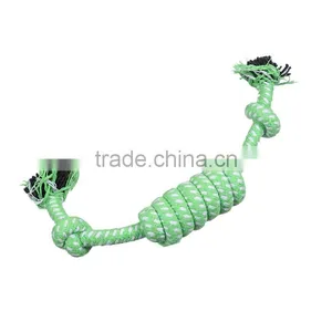 Cotton Pet Products Chew Molar Knot Toy Durable Green thumbnail-3