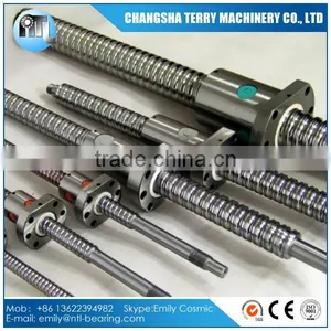 SFT2510-2.5 Polished Stainless Steel Ball Screw and Nuts thumbnail-1