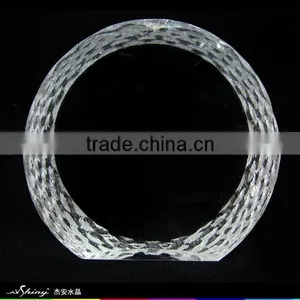 Optic Crystal Glass Round Blank Iceberg Block For Souvenirs Office Decoration JKC-0084 thumbnail-1