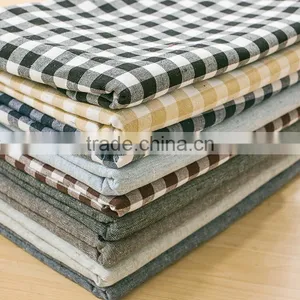 Factory Stock Check Plaid Cotton Shirt Fabric Factory thumbnail-3