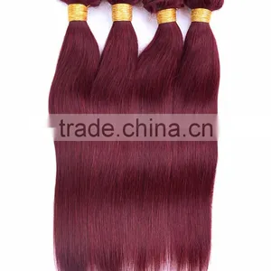 99j# Straight Wave Grade AAA Virgin Hair Brazilian Hair Sew in Weaves thumbnail-2