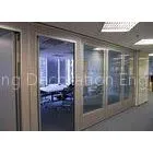 Office Glass Partition Walls , Sliding Glass Partitions For Exhibition Centers thumbnail-1