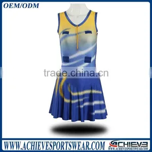 Customized Cheerleading Crop Tops, Netball Dresses, Table Tennis Jersey thumbnail-2
