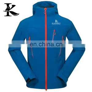 Men Water Resistant Hooded Softshell Jacket Print New Logo thumbnail-1